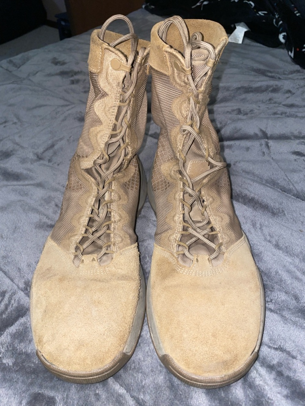 Nike Coyote Tan Tactical Lace-Up Combat Boots